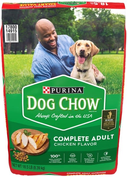 Purina Dog Chow Complete Adult Chicken Flavor 55lbs - 7501072208378 Pie's Variety Store