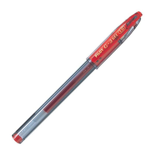 Pilot G3 Gel Pen — 0.5 mm Fine, Red Ink — Smooth, Precise Writing - 4902505252617 Pie's Variety Store