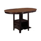 Lavon Oval Counter Height Table Light Chestnut And Espresso -105278 EBUYSTT