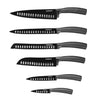 Cuisinart Classic Knife Set with Nonstick Blades and Acrylic Stand 7 Pieces. The nonstick edges of each knife make them easy to use, preventing food from sticking to the blade-488895