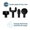 Homedics Cordless and Rechargeable Percussion Massager with 4 Interchangeable Attachments. -482069