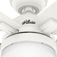 Hunter White Ceiling Fan with LED Light 132 cm / 52 inches - 502197 ebuystt