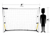 Runic Portable Soccer Goal 1.8 m x 1.2- 457874