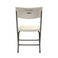 Lifetime Ergonomic Portable Folding Chair 85.85 cm x 57.65 cm x 47.5 cm / 33.8" x 22.7" x 18.7" ebuystt