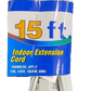 Powerlink Indoor extension cord, durable, perfect for office or home. Various Size 6ft, 12ft,15ft, 20ft MEGA