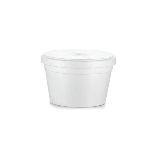 Sanicup Containers & Lids 16oz (15 Foam Containers) - 78415503063 Pie's Variety Store