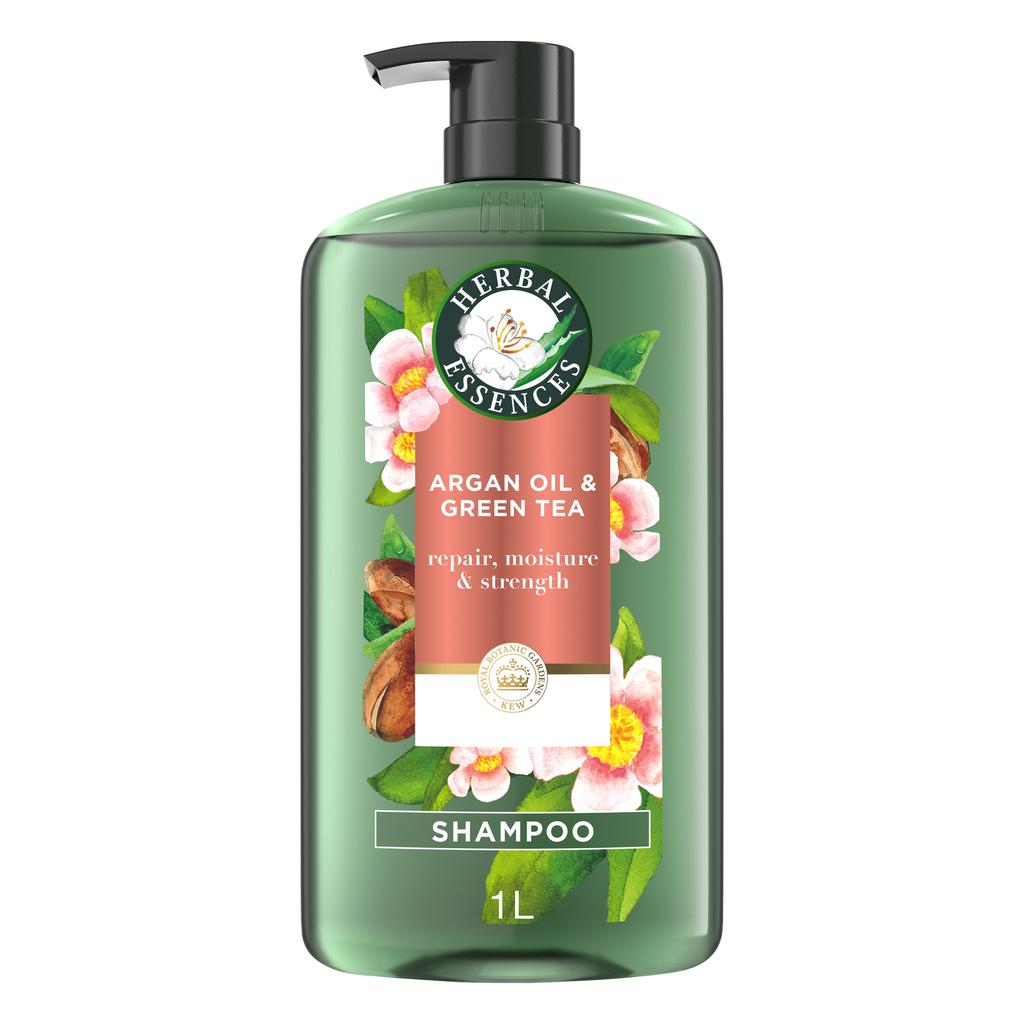 Herbal Essences Shampoo with Argan Oil and Green Tea 1 L / 33.8 oz -495858 ebuystt