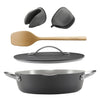 Tramontina Frying Pan 4.2 L with Ceramic Coating 5 Pieces -716698-0016017167018