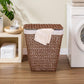 Seville Classics Handwoven Laundry Hamper with Durable Steel Frame -503345 ebuystt