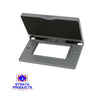Strata 1 Gang weatherproof box cover 1C-GH / GFCI-WPC