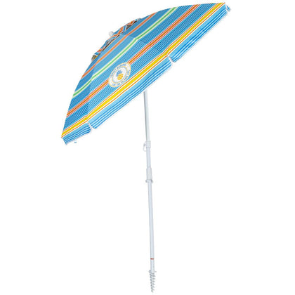 Tommy Bahama Beach Umbrella with Sand Anchor 1.28 m / 6'. Protect yourself under the sun with the Tommy Bahama umbrella. -473916