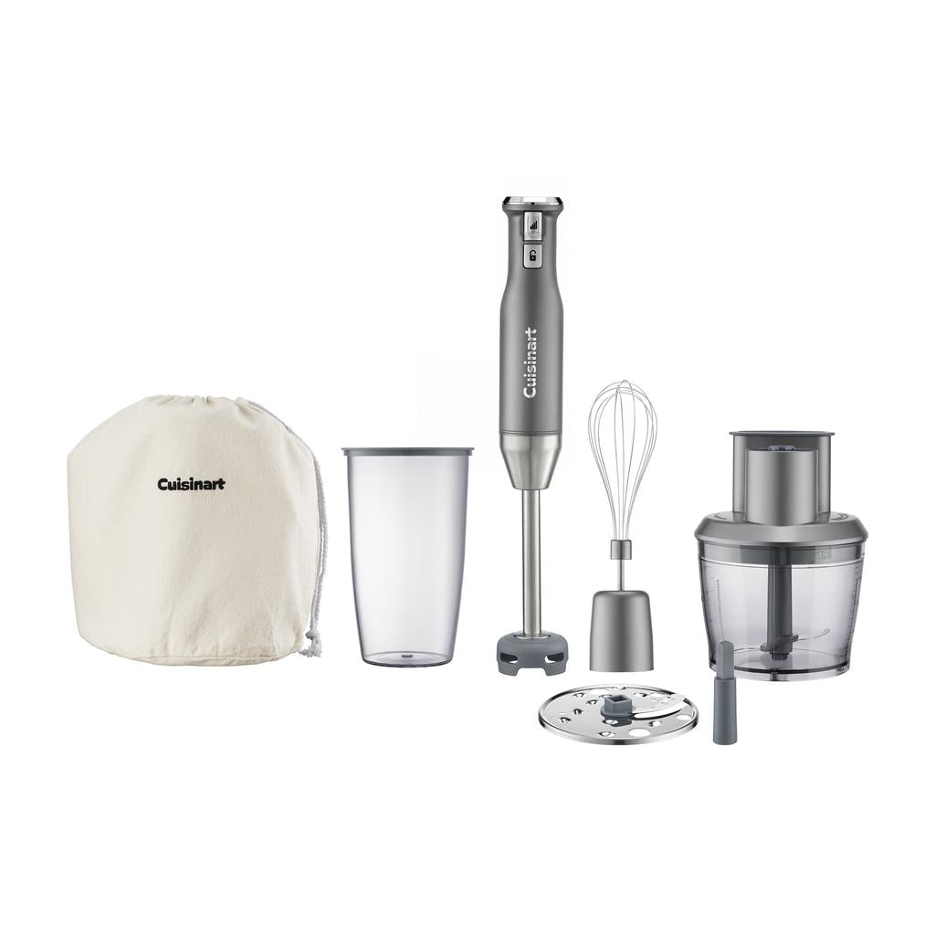 Cuisinart Hand Blender with 5 Speeds. Its variable pulse speed system allows for precise control, ensuring consistent and professional results in every preparation -496243 ebuystt