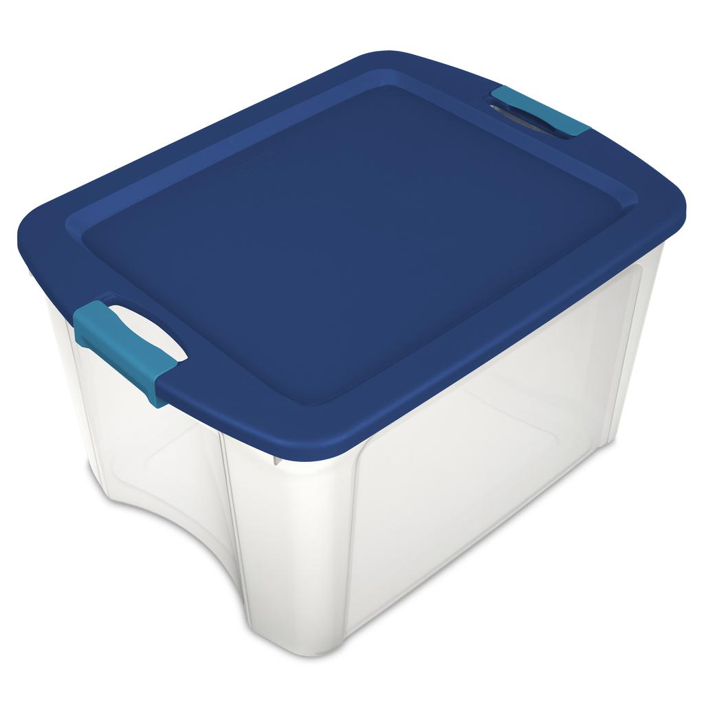 Sterilite Clear Plastic Storage Box with Lid 68.14 L / 18 gal-513432 ebuystt
