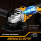 WORKSITE Brushless Angle Grinder Tool 4.5 Inch Variable Speed Portable Handheld Battery Powered Electric Grinders-CAG323 Worksite Power Tools