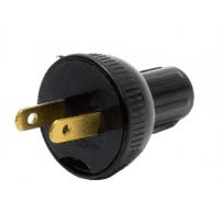 Brown USA Double Wire 2 Pin Round 10A – 250V Plug, Used for Replacement of Appliance Cords, Light Duty, Domestic Applications, Easy to Use, Great for DIY’ers, Professional Electricians and Tradesmen – BREL0011
