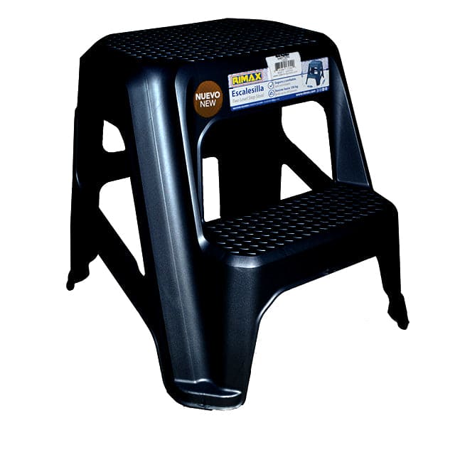 RIMAX TWO LEVEL STEP STOOL BEIGE, PERFECT LITTLE LADDER FOR HOUSEHOLD OR OFFICE SPACE AND CAN BE CONVERTED TO STOOL AS SITTING SPACE TOO - 1007075 MEGA