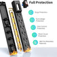 RHINOCORD 6 OUTLET POWER STRIP BLACK 245J 2.5FT-20020823 ebuystt