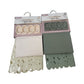 HOUSEWELL PLASTIC SHOWER CURTAIN W/NON SKID MAT 14 PC- 20021507 Mega