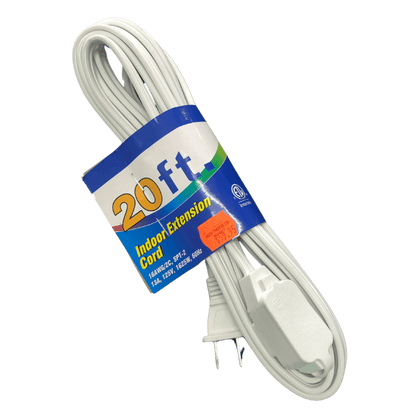 Powerlink Indoor extension cord, durable, perfect for office or home. Various Size 6ft, 12ft,15ft, 20ft MEGA