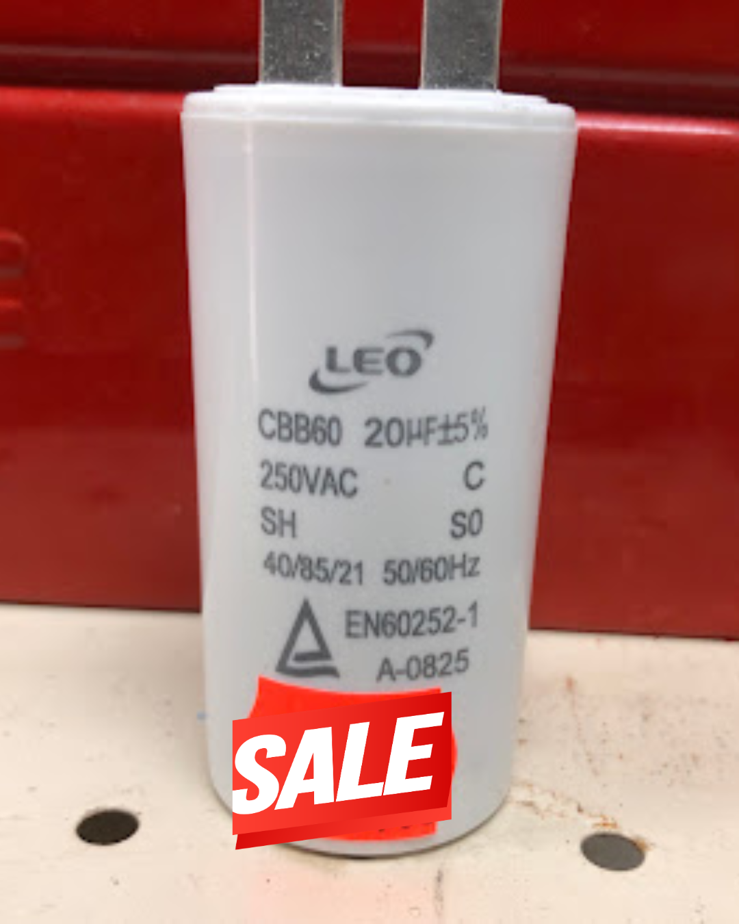 LEO CAPACITOR CBB60 250VAC C SH S040/85/21 - 50/60Hz en60252-1 - A-0825 MEGA