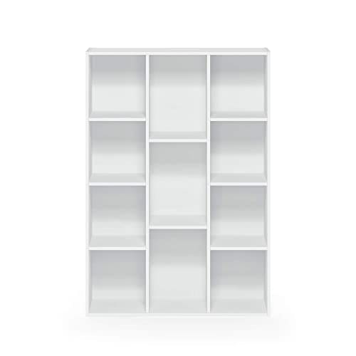 Furinno Luder Book / Storage Shelf Organizers , 11-Cube, White- B084PLF6N2 ebuys