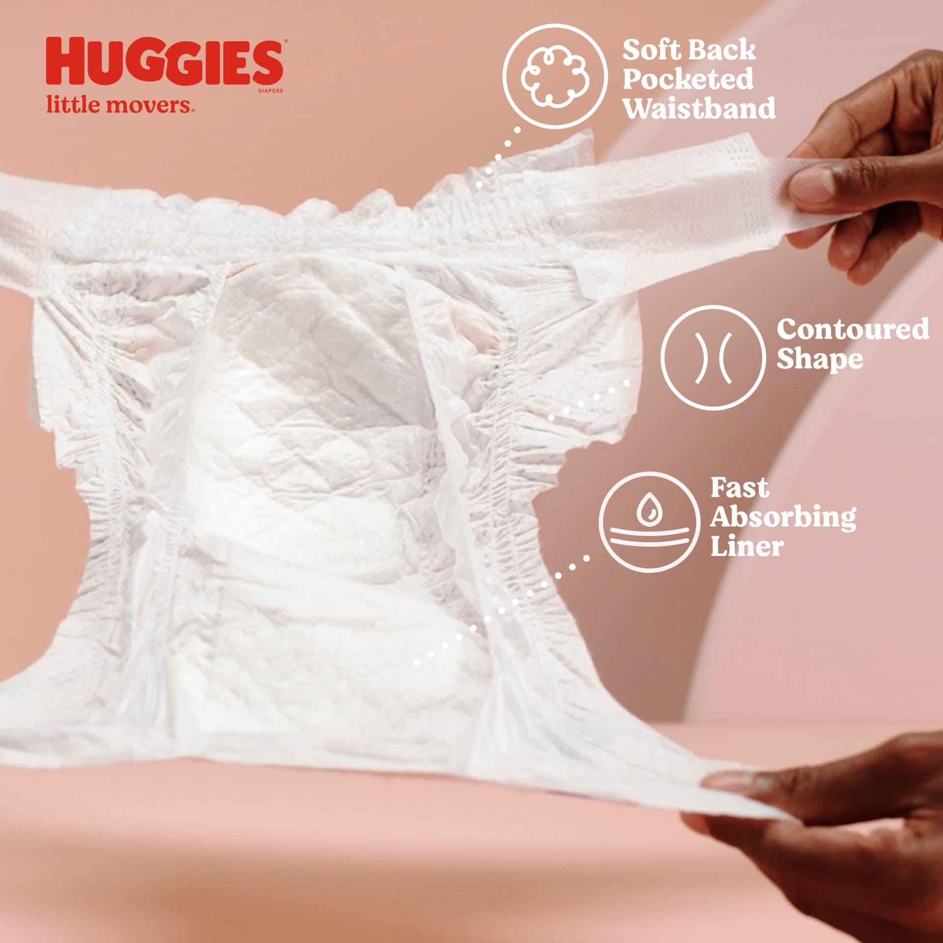 HUGGIES LITTLE MOVERS STEP 3 MED 25CT - HLMS3M Pie's Variety Store
