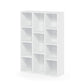 Furinno Luder Book / Storage Shelf Organizers , 11-Cube, White- B084PLF6N2 ebuys