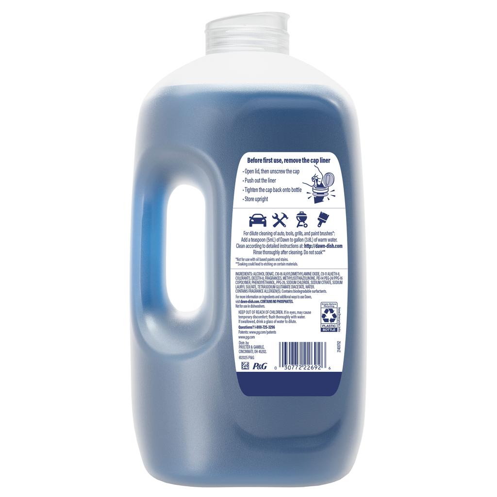 Dawn Platinum Dishwashing Liquid Fresh Rain Scent 2.66 L / 90 oz - 514698 ebuystt