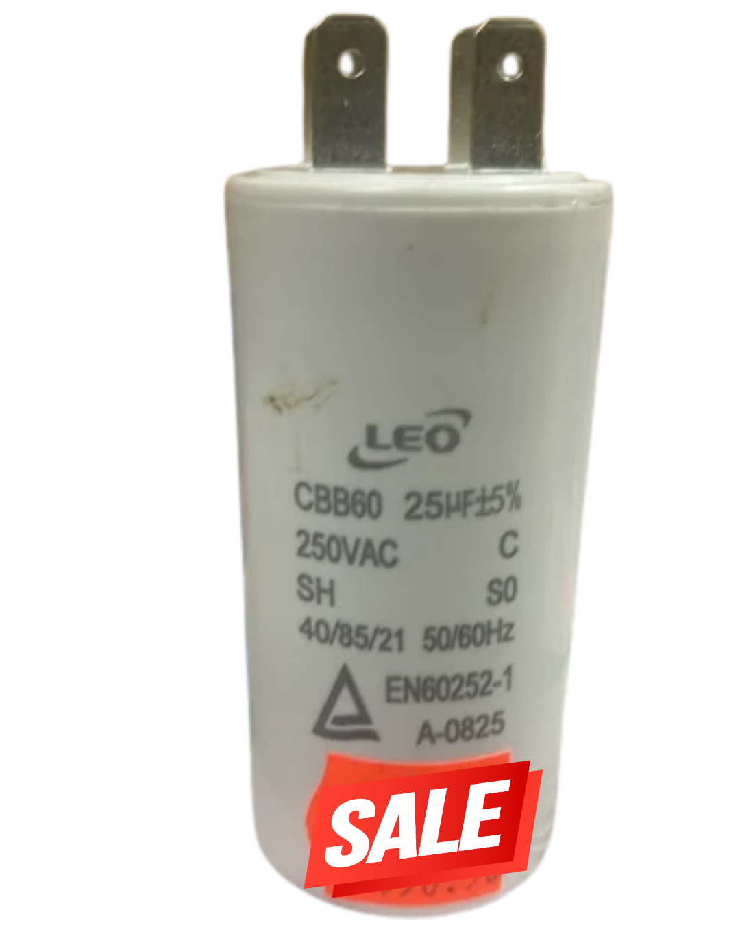 LEO CAPACITOR CBB60 250VAC C SH S040/85/21 - 50/60Hz en60252-1 - A-0825 MEGA