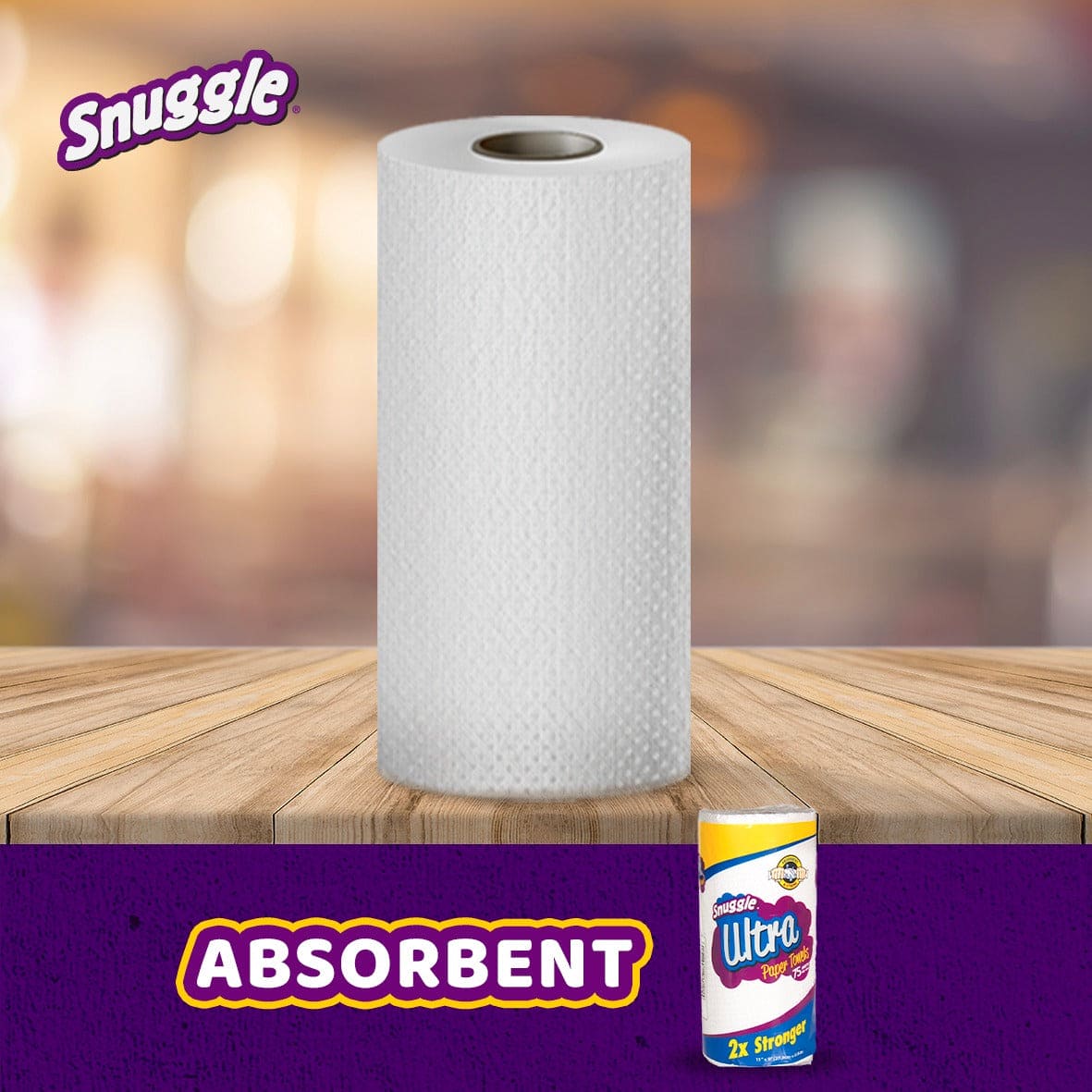 SNUGGLE ULTRA PAPER TOWELS 75SHEETS 1CT - SUPT1CT Pie's Variety Store