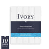 Ivory Bar Soap 10 Units / 3.17 oz / 90 g - Provides a safe, pure clean trusted for generations. It is free of dyes and heavy perfumes. Washes away dirt and odor, washes away bacteria - 394135