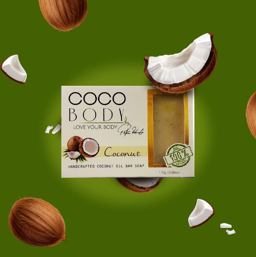 COCO BODY BAR SOAP PEPPERMINT 110G - CCBBSPMT110 Pie's Variety Store