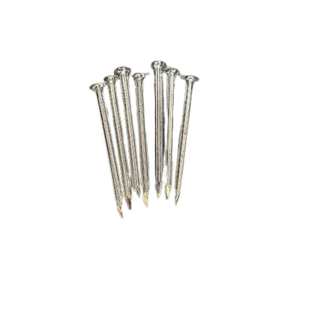 NAILS CONCRETE FLUTED SHANK FLAT HEAD-  1 Inches  X 2.8MM ebuystt