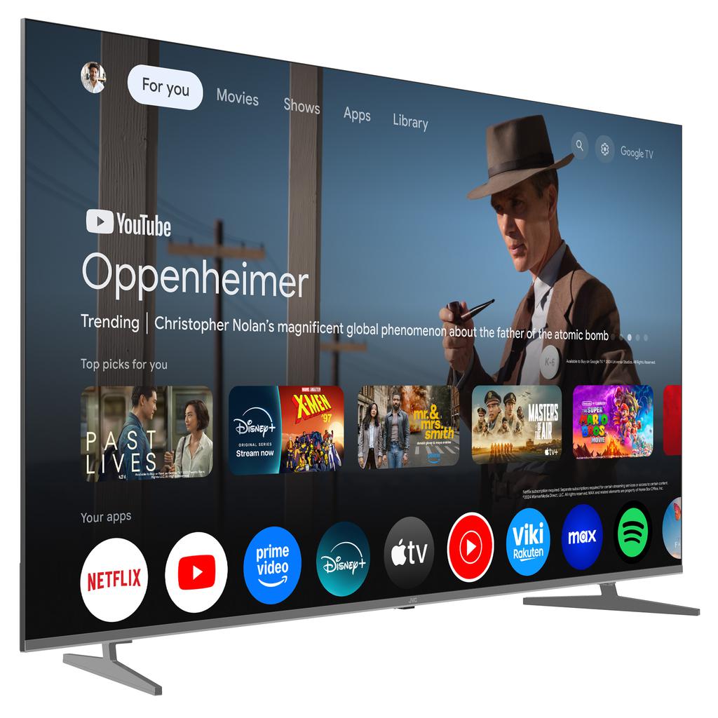 Right Arrow JVC 190 cm / 75" Inches GoogleTV QDmini LED 4K TV LT-75KM958- 507882 Hannah's Variety Store