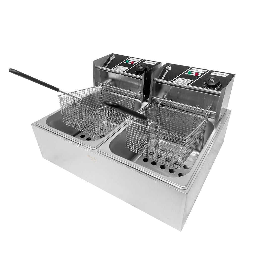 Marigold Professional Double Basket Fryer-509765 ebuystt