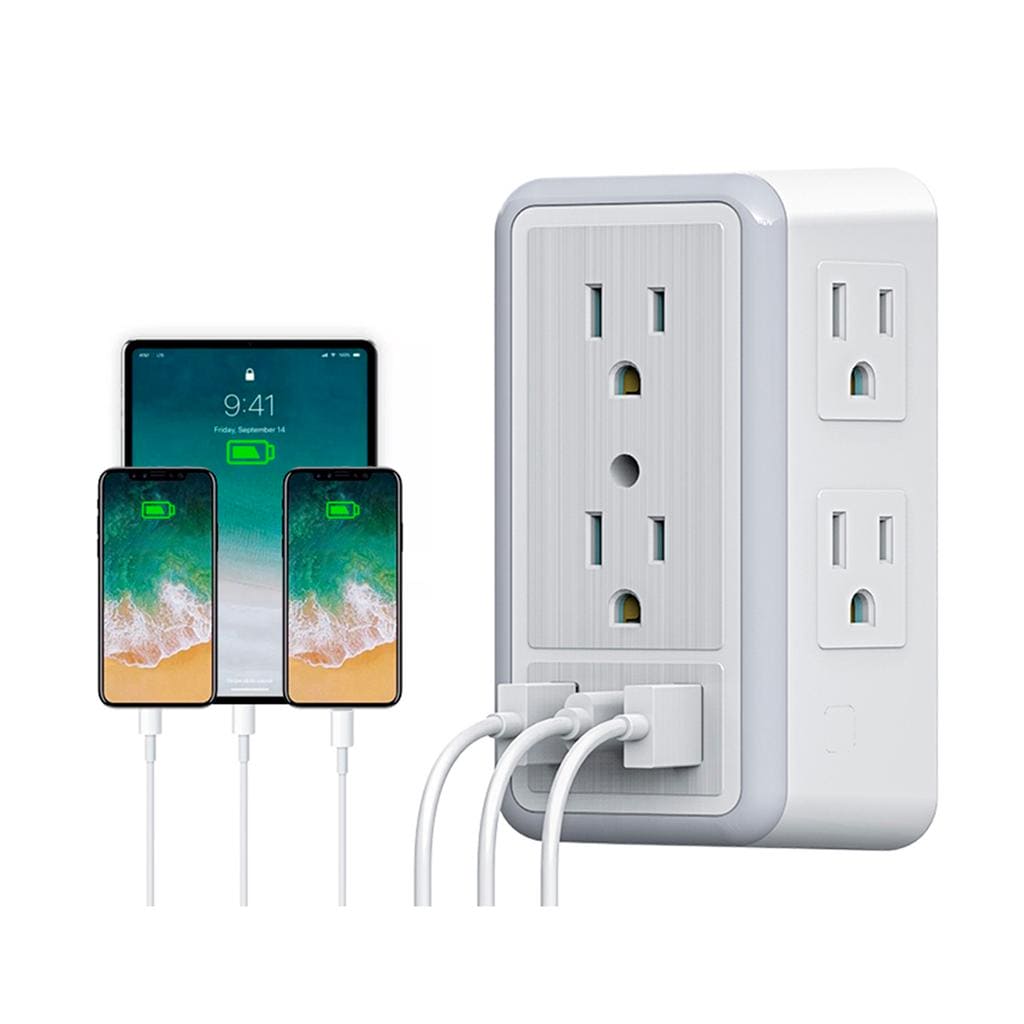 ProHT 6-Outlet Multiple Plug USB and Night Light. Get unmatched power with the ProHT power strip.-460644 EBUYSTT