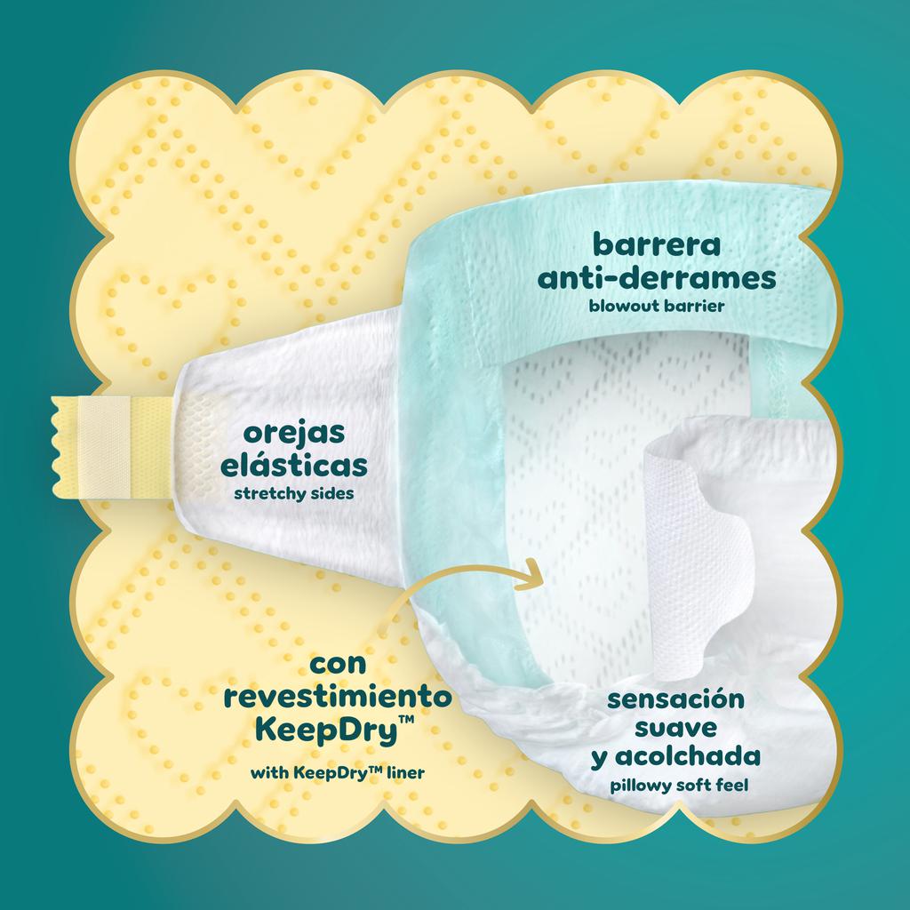 Pampers Hypoallergenic Baby Diapers Swaddlers Size 1 / 160 Units 476481 Ebuystt