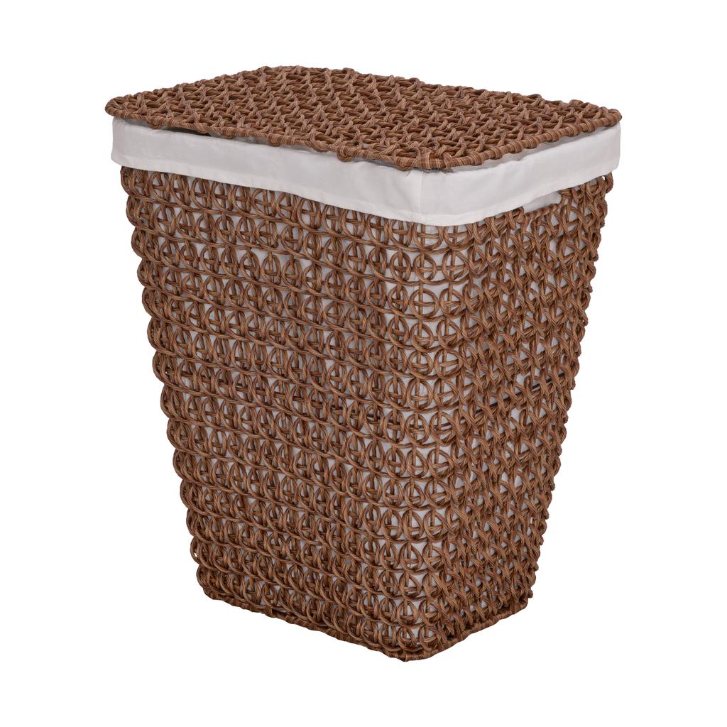 Seville Classics Handwoven Laundry Hamper with Durable Steel Frame -503345 ebuystt