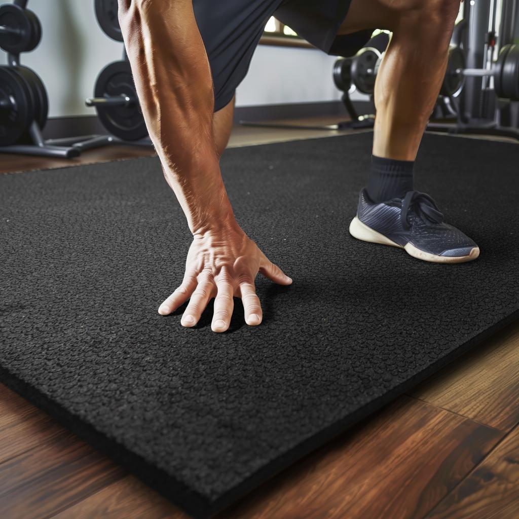 MOHAWK HOME Recycled Rubber Mat 91.44 cm x 121 cm / 36" x 48" - 486332 ebuystt