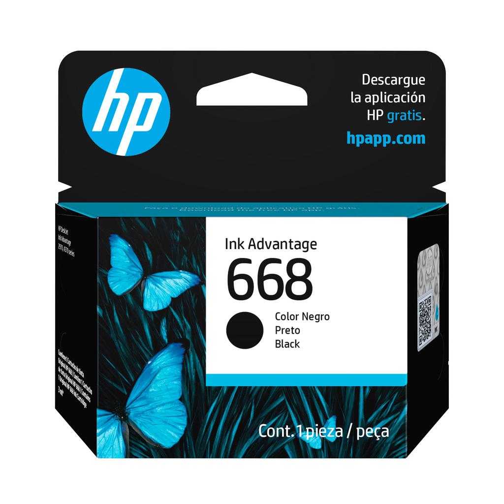 HP Black Original Ink Cartridge 668-519517 ebuystt
