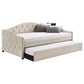 Sadie Upholstered Twin Daybed with Trundle- 300639 ebuystt