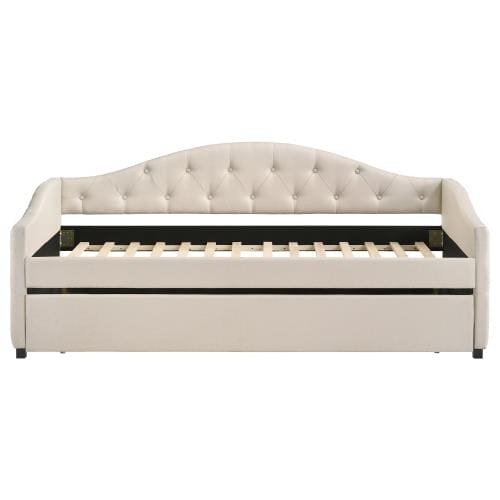 Sadie Upholstered Twin Daybed with Trundle- 300639 ebuystt