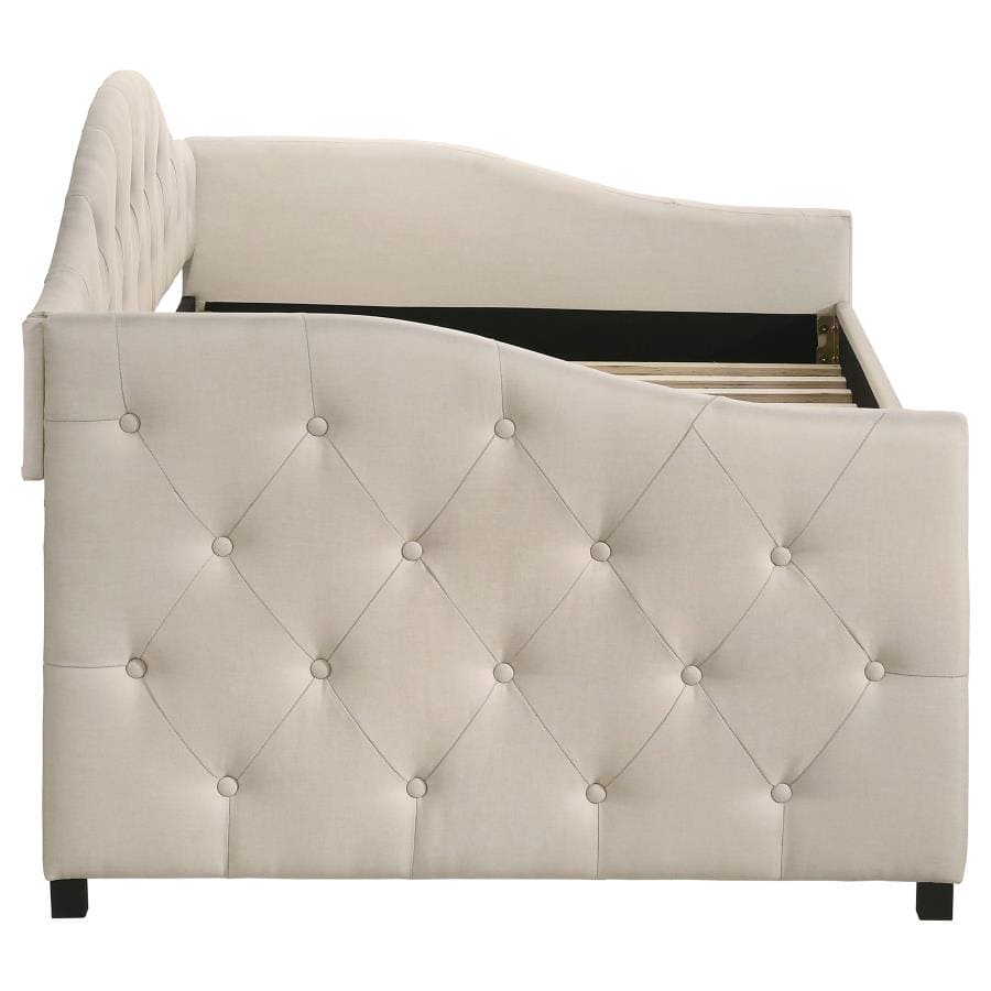 Sadie Upholstered Twin Daybed with Trundle- 300639 ebuystt