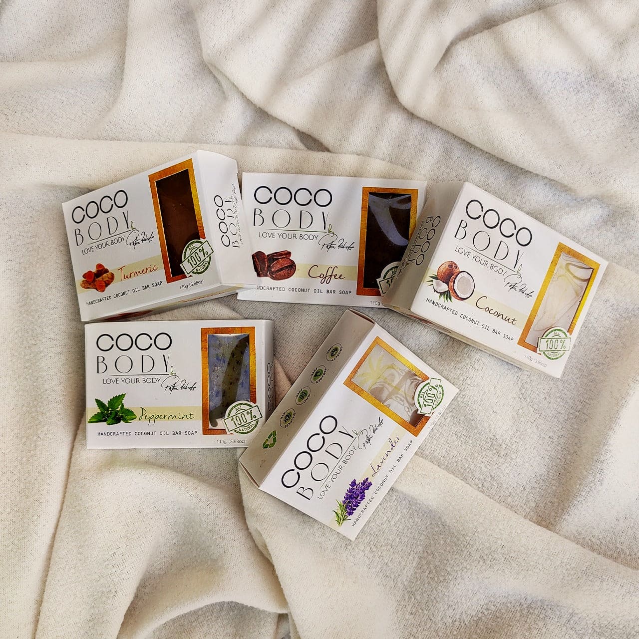 COCO BODY BAR SOAP PEPPERMINT 110G - CCBBSPMT110 Pie's Variety Store