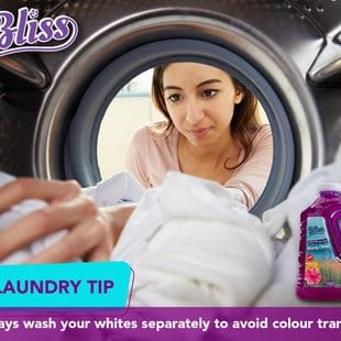 Bliss Liquid Laundry Detergent (Breezy Clean) - It cleans and brightens with the strength to remove dirt and tough odors, leaving a wonderful Breezy Clean fragrance - 76950318922 ebuys