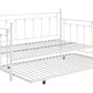 Nocus Metal Twin Daybed with Trundle White - 306055 ebuystt