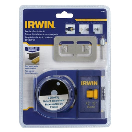 Irwin Metal & Wood Door Lock Installation Kit- 3111002