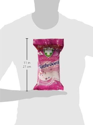 GREEN SHIELD WIPES BATHROOM SURFACE 40% - GSWBS40 Pie's Variety Store