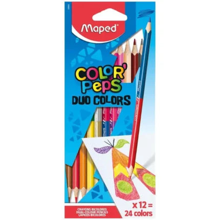 Maped Erasable Colour Pencils 12 Pack Oops - 3154148328124 Pie's Variety Store