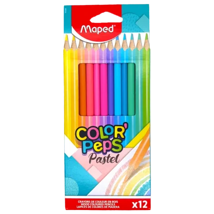 Maped Erasable Colour Pencils 12 Pack Oops - 3154148328124 Pie's Variety Store